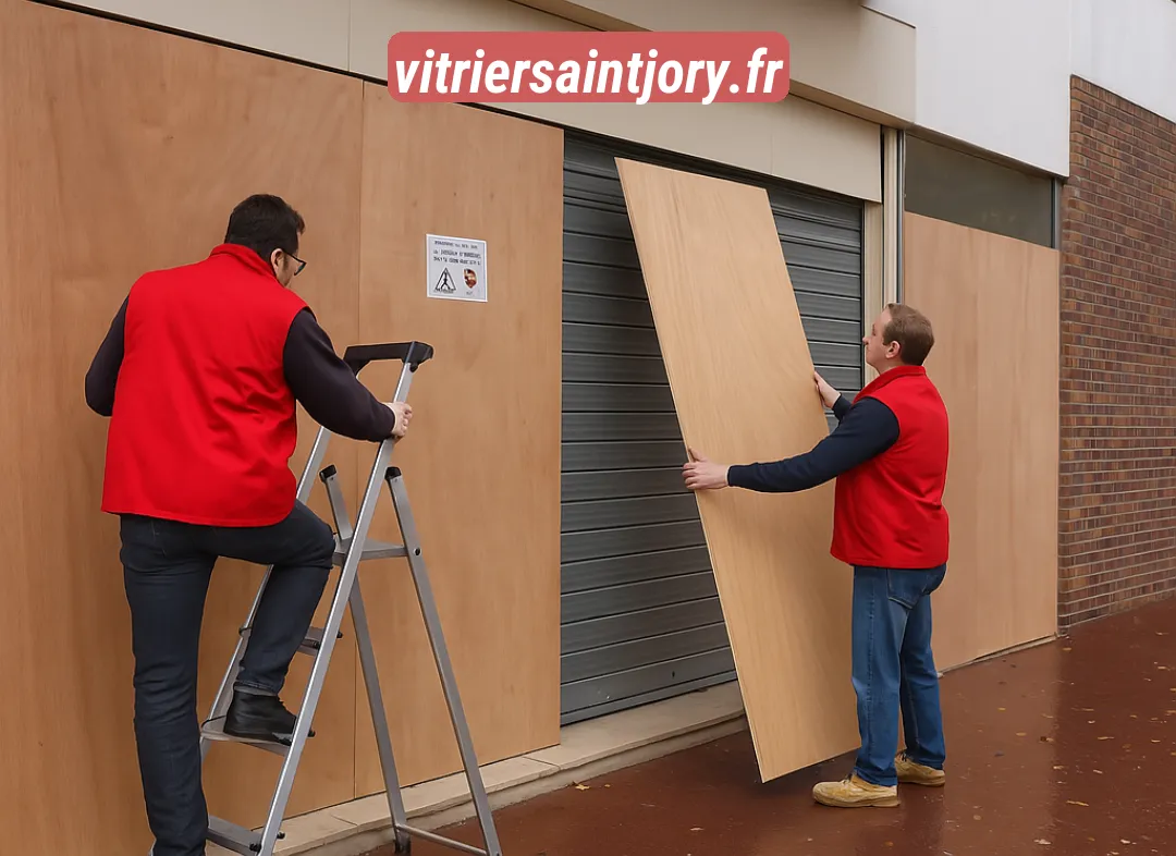 Mise en sécurité fermeture provisoire Saint-Jory
